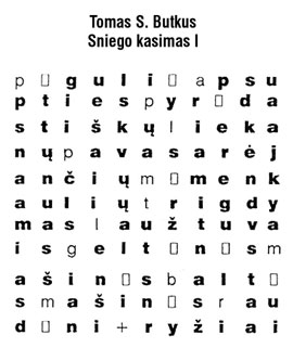 Tomas S. Butkus - Sniego kasimas I