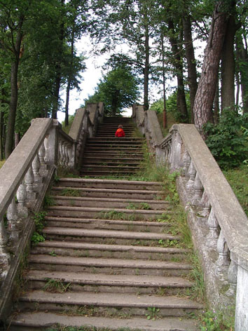 Liepa. Raudono ta�ko kelion� � dang�