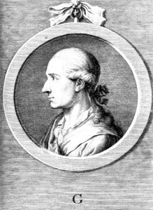 J. W. Goethės portretas iš Lavaterio „Fizionominių fragmentų“ (1777)